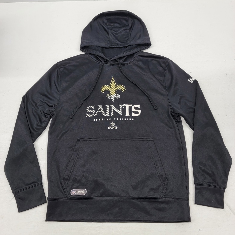 NFL Men's New Orleans Saints New Era Pullover Hoodie Sweatshirt Men's Sz M EUC